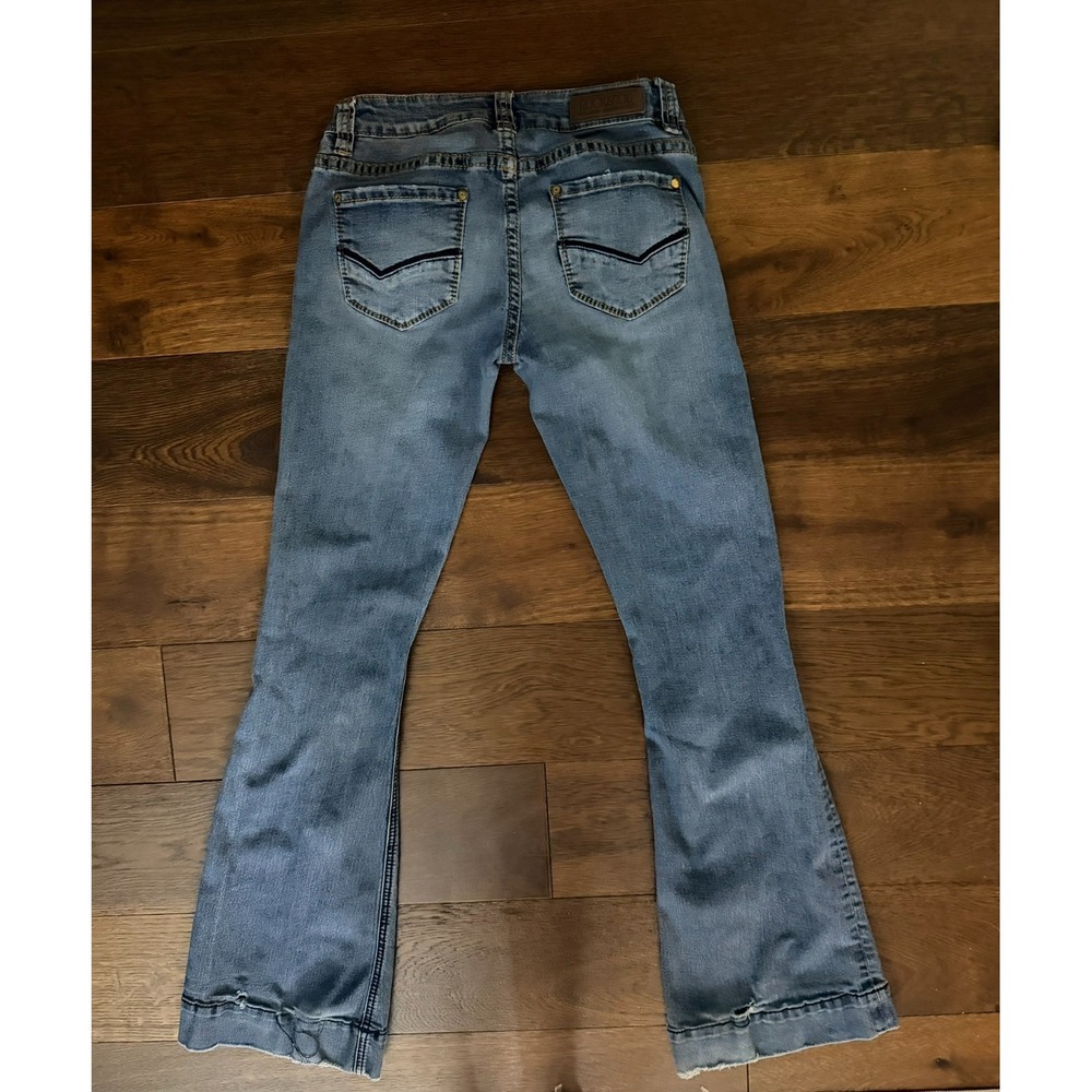 Rock & Roll Denim Jeans 26x34 Bootcut Blue Medium Wash